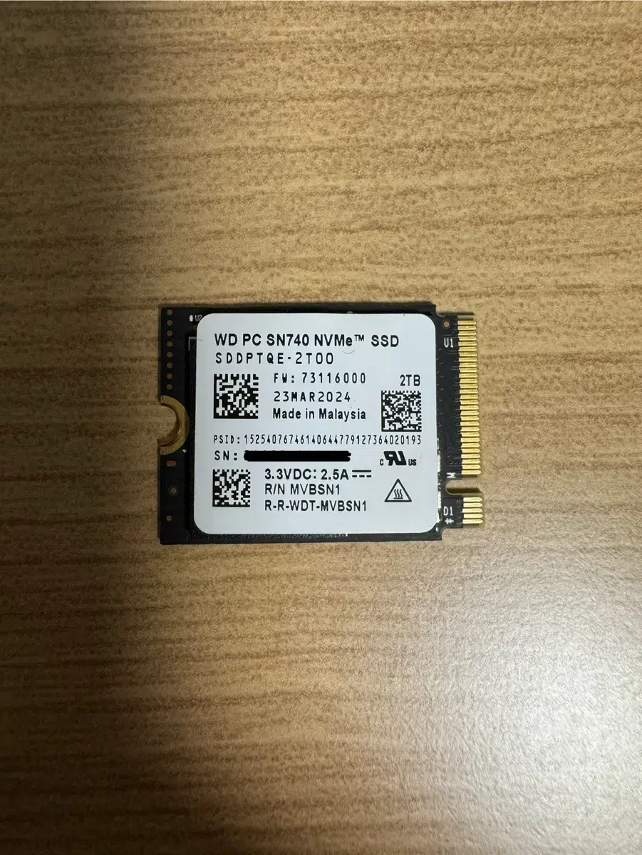 SSD 2230  SN740 M2 NVME 2TB